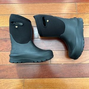 Gently used Boys Bogs rain boots.